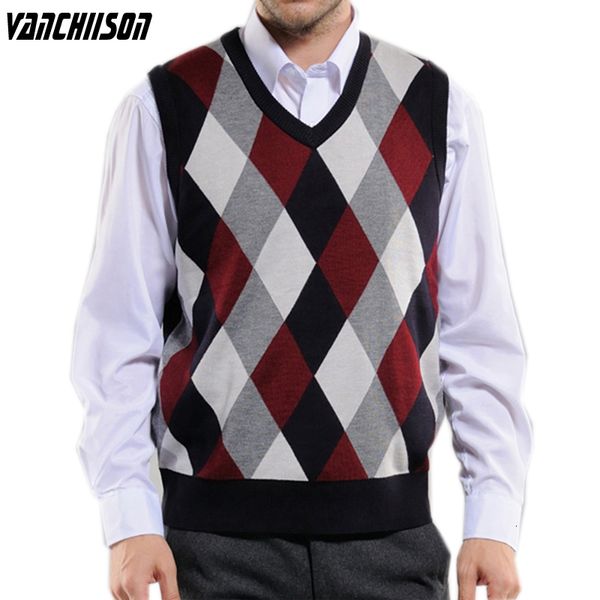 men's vests mens brand knit tank jumpers basic sweater pullover sleeveless 29.5% wool casual for autumn winter v neck argyle tuhsf45 23, Black;white
men's vests mens brand knit tank jumpers basic sweater pullover sleeveless 29.5% wool casual for autumn winter v neck argyle tuhsf45 23, Black;white