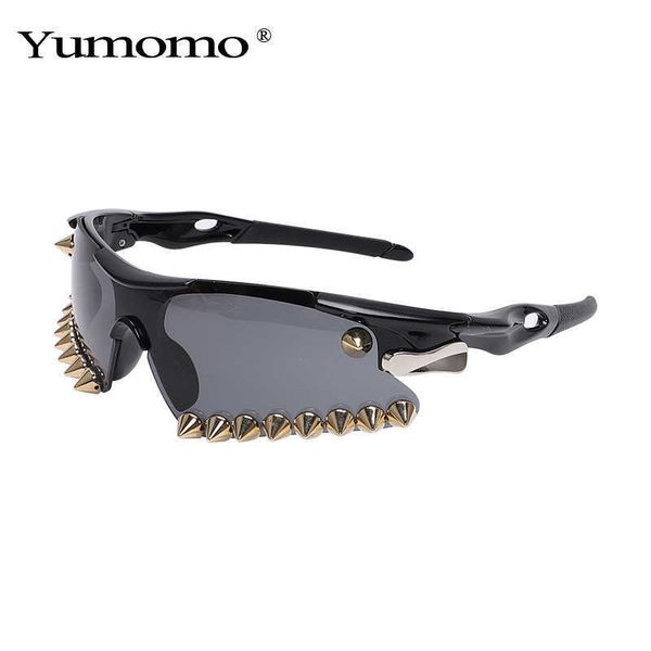 sunglasses steampunk rivet sport sunglasses goggle new women men punk 2000's sun glasses female trends y2k uv shades eyewear de sol ocu, White;black
sunglasses steampunk rivet sport sunglasses goggle new women men punk 2000's sun glasses female trends y2k uv shades eyewear de sol ocu, White;black