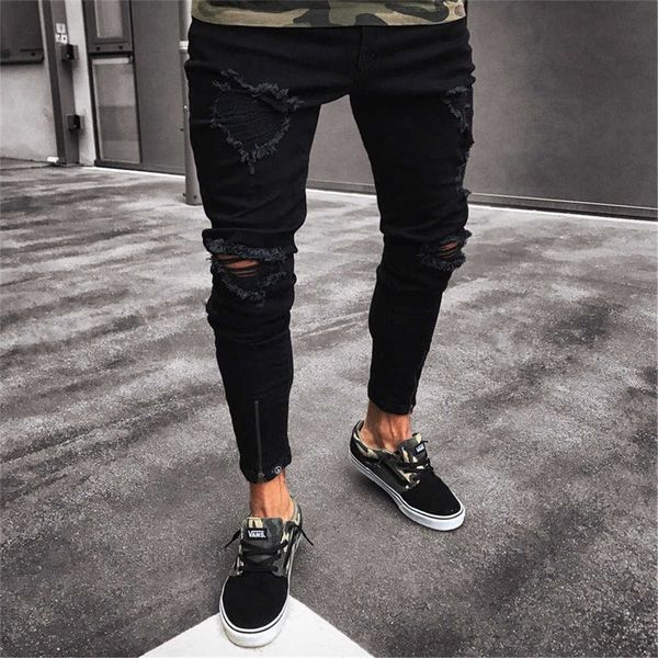 men's jeans plus size s/3xl mens cool designer brand black skinny ripped destroyed stretch slim fit hip hop pants with holes for men y2, Blue
men's jeans plus size s/3xl mens cool designer brand black skinny ripped destroyed stretch slim fit hip hop pants with holes for men y2, Blue