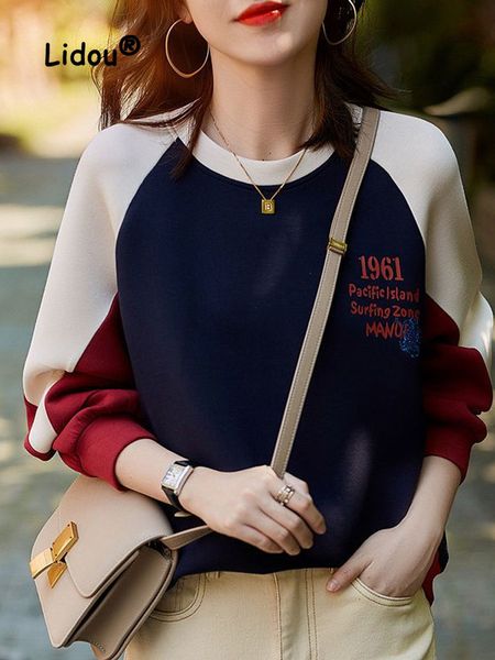 womens hoodies sweatshirts autumn winter color blocking printing letter women long sleeve ocollar plush thickening allmatch 230301, Black
womens hoodies sweatshirts autumn winter color blocking printing letter women long sleeve ocollar plush thickening allmatch 230301, Black