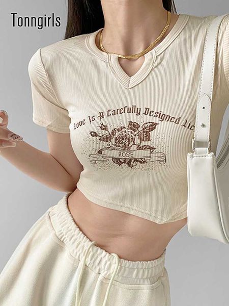 women's t-shirt tonngirls vneck summer short sleeve crop women tshirt grunge aesthetic print tee shirt femme harajuku 2022 korean z030, White
women's t-shirt tonngirls vneck summer short sleeve crop women tshirt grunge aesthetic print tee shirt femme harajuku 2022 korean z030, White
