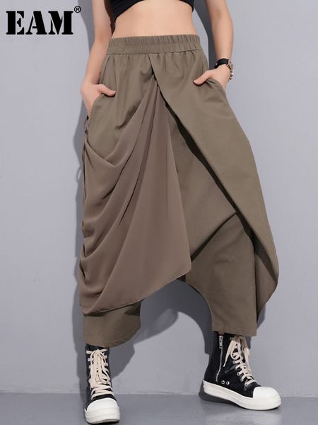 women's pants s eam high elastic waist black irregular long harem loose fit trouser fashion spring autumn 2023 jf897 230301, Black;white
women's pants s eam high elastic waist black irregular long harem loose fit trouser fashion spring autumn 2023 jf897 230301, Black;white