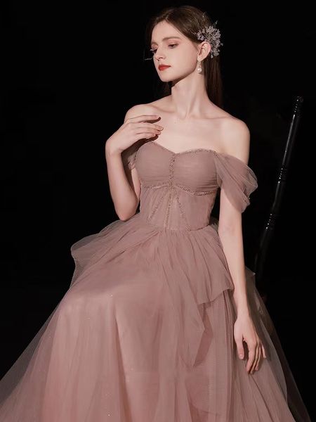 purple pink evening dresses gorgeous off shoulder beading tulle lace up ruffle bridal dance engagement formal party gowns woman, Black;red
purple pink evening dresses gorgeous off shoulder beading tulle lace up ruffle bridal dance engagement formal party gowns woman, Black;red