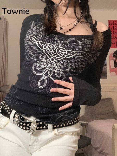 women's t-shirt tawnie y2k fairy grunge autumn crop 2022 printed long sleeve t shirt women casual grafic harajuku vintage clothes z030, White
women's t-shirt tawnie y2k fairy grunge autumn crop 2022 printed long sleeve t shirt women casual grafic harajuku vintage clothes z030, White