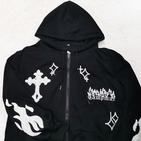 womens hoodies sweatshirts zip up hoodie women oversized retro harajuku hip hop jacket gothic embroidery casual loose sweatshirt clothes y2k, Black
womens hoodies sweatshirts zip up hoodie women oversized retro harajuku hip hop jacket gothic embroidery casual loose sweatshirt clothes y2k, Black
