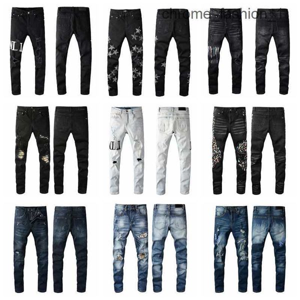 

biker amirly denim men's mens jeans slp skinny blue slim flare straight pants black casual destroyed long men ripped 3efu