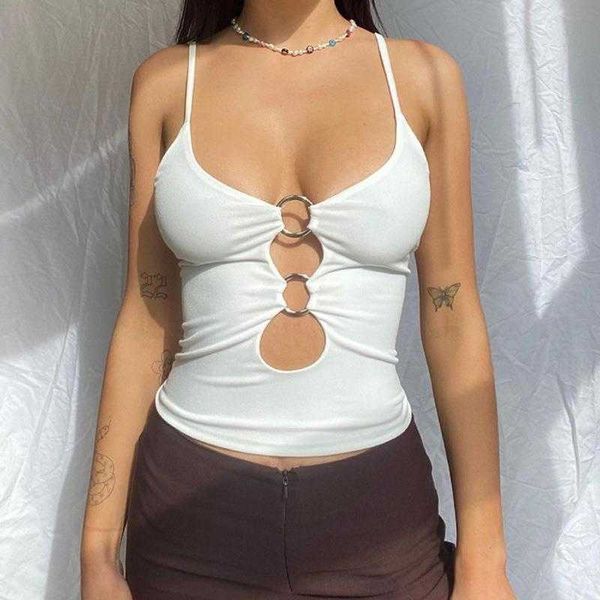 womens summer low tanks cut front hollow out bare midriff slim fit strap nightclub, White
womens summer low tanks cut front hollow out bare midriff slim fit strap nightclub, White