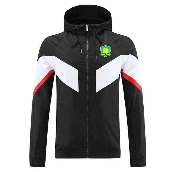 2023 beijing guoan soccer mens jackets hooded windbreaker coats waterproof windproof full zipper windbreak hoodie football jacket coat sweat, Black;brown
2023 beijing guoan soccer mens jackets hooded windbreaker coats waterproof windproof full zipper windbreak hoodie football jacket coat sweat, Black;brown