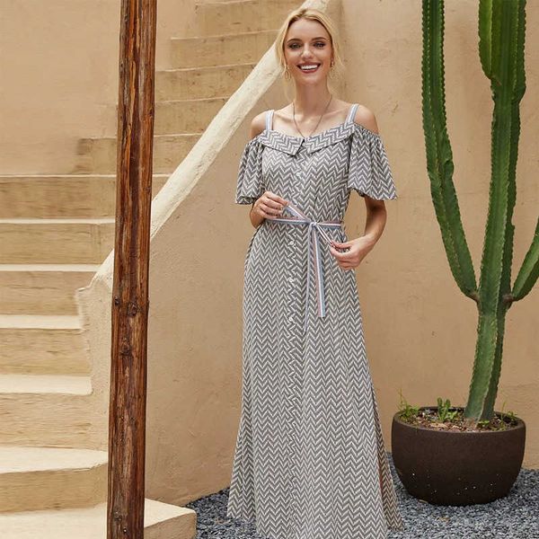 women's casual dresses ty-94 women's 2023 summer off-shoulder stripe short sleeve lace dresses, Black;gray
women's casual dresses ty-94 women's 2023 summer off-shoulder stripe short sleeve lace dresses, Black;gray