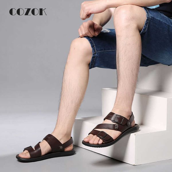 sandals fashion summer men's sandals double buckle strap mens beach casual shoesj230221, Black
sandals fashion summer men's sandals double buckle strap mens beach casual shoesj230221, Black