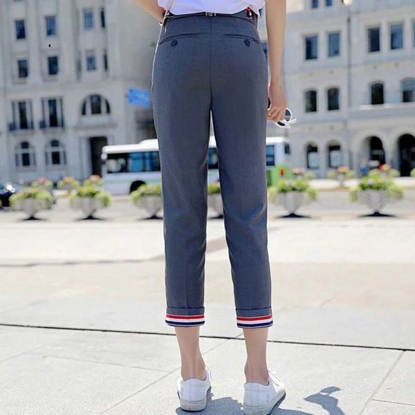women's pants s autumn casual gray suit female classic tb striped ninepoint korean fashion black straightleg trousers 230301, Black;white
women's pants s autumn casual gray suit female classic tb striped ninepoint korean fashion black straightleg trousers 230301, Black;white