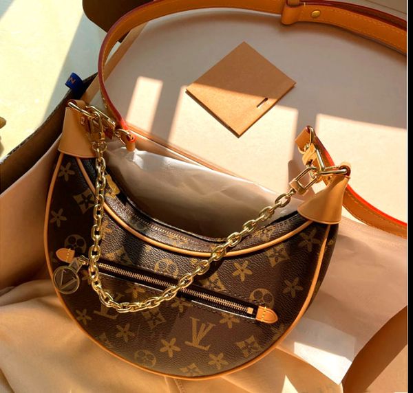 designer bags half moon loop handbag shoulder luxury purses vintage monograms chain underarm baguette bag printed horn shape crossbody cresc
designer bags half moon loop handbag shoulder luxury purses vintage monograms chain underarm baguette bag printed horn shape crossbody cresc