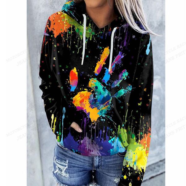 womens hoodies sweatshirts colorful painting hoodie fashion oversized sweats coat ethnic hooded pullover clothing handprint 230301, Black
womens hoodies sweatshirts colorful painting hoodie fashion oversized sweats coat ethnic hooded pullover clothing handprint 230301, Black