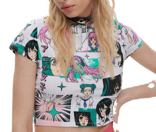 t-shirt spring 2023 ins new fashion trend printing mini cartoon design short sleeve, White
t-shirt spring 2023 ins new fashion trend printing mini cartoon design short sleeve, White