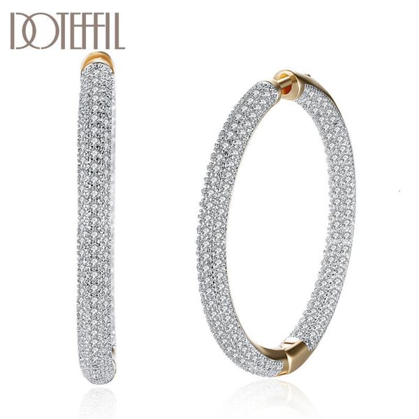 stud doteffil 925 sterling silver big circle hoop 18k goldrose gold aaa zircon earrings for women gift fashion charm wedding jewelry 230301, Golden;silver
stud doteffil 925 sterling silver big circle hoop 18k goldrose gold aaa zircon earrings for women gift fashion charm wedding jewelry 230301, Golden;silver