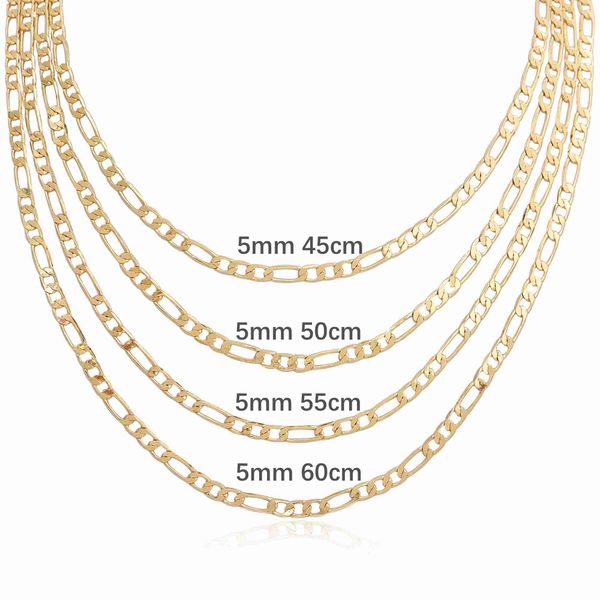 factory selling 5mm 18 20 22 24 inch14k joyeria de oro laminado italian figaro link chain necklace women girls men boys, Silver
factory selling 5mm 18 20 22 24 inch14k joyeria de oro laminado italian figaro link chain necklace women girls men boys, Silver