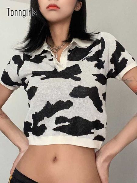 women's t-shirt tonngirls knitted patchwork cow t shirt women clothes short sleeve crop harajuku kawaii slim tee shirt femme korean fas, White
women's t-shirt tonngirls knitted patchwork cow t shirt women clothes short sleeve crop harajuku kawaii slim tee shirt femme korean fas, White