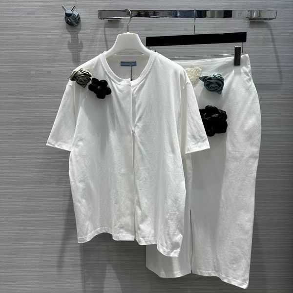 two piece dress 2023 new spring summer o neck short sleeve and skirts brand same style 2 pieces sets women's 0302-21, White
two piece dress 2023 new spring summer o neck short sleeve and skirts brand same style 2 pieces sets women's 0302-21, White