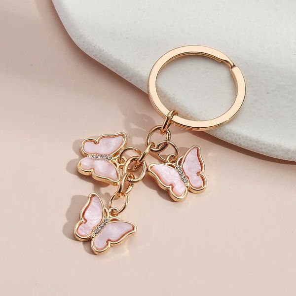 key rings cute butterfly key ring gold plated enamel key chains for women girls handbag accessories charms fashion jewelry r230301, Slivery;golden
key rings cute butterfly key ring gold plated enamel key chains for women girls handbag accessories charms fashion jewelry r230301, Slivery;golden