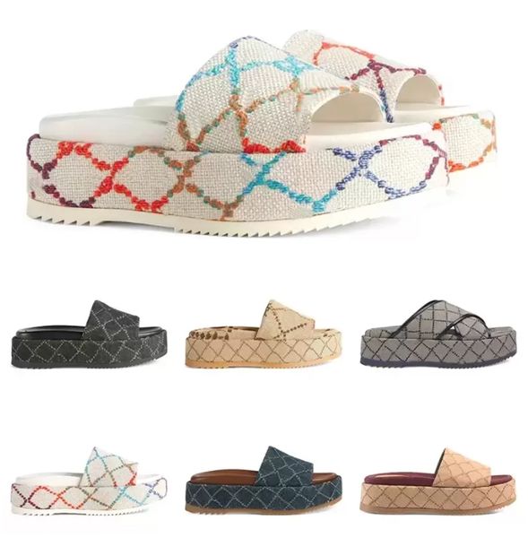 fashion mens womens floral brocade slippers slide designer luxury flat high heels flip flops embroidered platform rubber sandal leather casu, Black
fashion mens womens floral brocade slippers slide designer luxury flat high heels flip flops embroidered platform rubber sandal leather casu, Black