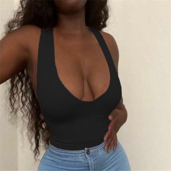 2023 designer tank summer women crop sleeveless v neck spaghetti straps tees casual solid black pullver bulk clothes wholesale clothes 937, White
2023 designer tank summer women crop sleeveless v neck spaghetti straps tees casual solid black pullver bulk clothes wholesale clothes 937, White