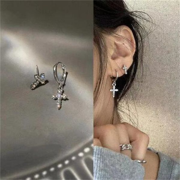 european and american fashion cross stud gothic punk female perforated ear party jewelry ab1095, Golden;silver
european and american fashion cross stud gothic punk female perforated ear party jewelry ab1095, Golden;silver