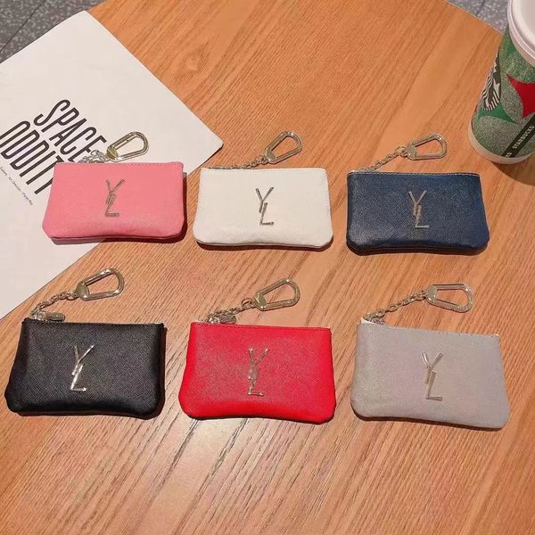 key pouch keychains pochette wallet cles designer fashion womens men keyrings credit card holder zipper coin purse mini bag charm accessorie, Silver
key pouch keychains pochette wallet cles designer fashion womens men keyrings credit card holder zipper coin purse mini bag charm accessorie, Silver