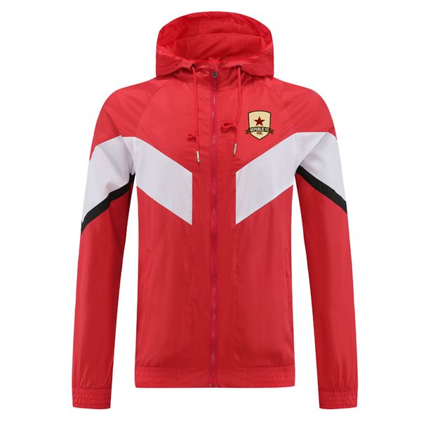 2023 republic soccer mens jackets hooded windbreaker coats waterproof windproof full zipper windbreak hoodie football jacket coat sweate, Black;brown
2023 republic soccer mens jackets hooded windbreaker coats waterproof windproof full zipper windbreak hoodie football jacket coat sweate, Black;brown