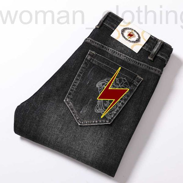 men's jeans designer summer new embroidered printed jeans men's personality black gray slim pants men xw3t, Blue
men's jeans designer summer new embroidered printed jeans men's personality black gray slim pants men xw3t, Blue