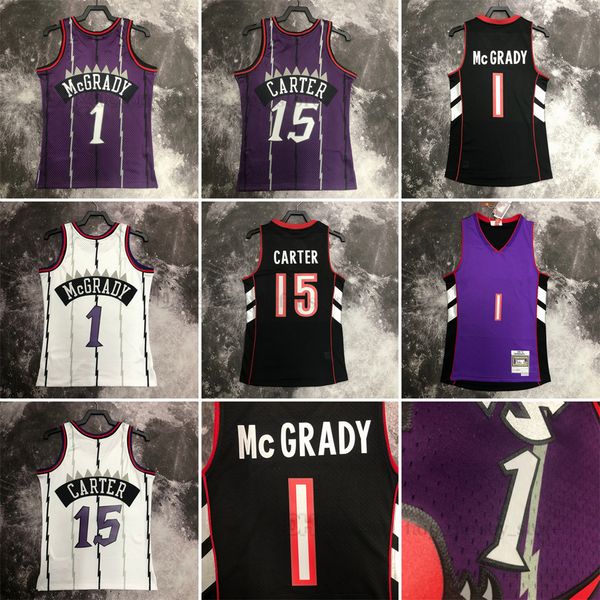 printed vintage basketball jerseys 1 tracy 15 vince mcgrady carter motion grant hill high quality, Black;red
printed vintage basketball jerseys 1 tracy 15 vince mcgrady carter motion grant hill high quality, Black;red