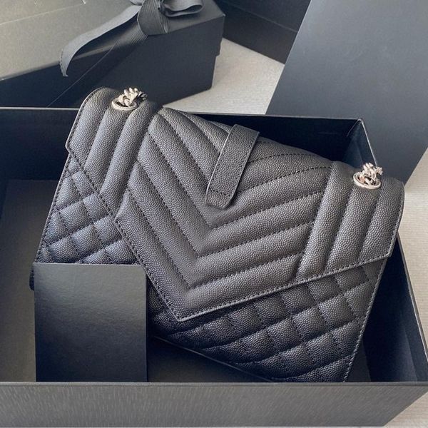 7a designer bags envelope handbag chain caviar shoulder messenger underarm hand bag fashion classic designers women's genuine leather b
7a designer bags envelope handbag chain caviar shoulder messenger underarm hand bag fashion classic designers women's genuine leather b