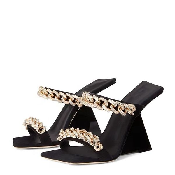 2023 women's sandals european and american brand design banquet show shoes fashion rhinestone decoration z-shaped high-heeled square sl, Black
2023 women's sandals european and american brand design banquet show shoes fashion rhinestone decoration z-shaped high-heeled square sl, Black