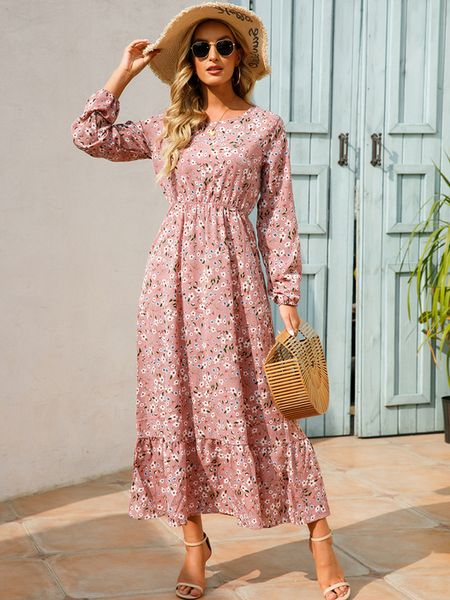 casual dresses women elegant floral printed long spring summer o neck sleeve ladies chic high waist a line beach 230302, Black;gray
casual dresses women elegant floral printed long spring summer o neck sleeve ladies chic high waist a line beach 230302, Black;gray