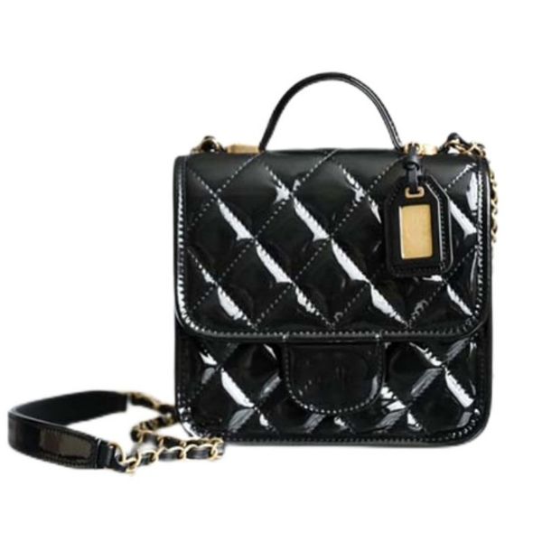 designer handbags chain leather women handbag superior quality quilted messenger bag pure black pu classic lacquered handbag fashion simple
designer handbags chain leather women handbag superior quality quilted messenger bag pure black pu classic lacquered handbag fashion simple