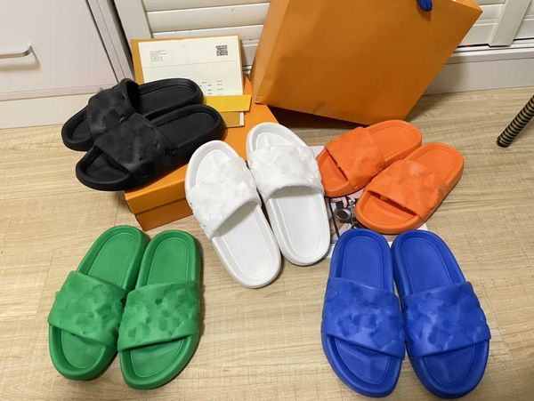 2023 slippers designer sandals waterfront embossed mule rubber slide men women shoes white black summer slides fashion beach slipper flip fl
2023 slippers designer sandals waterfront embossed mule rubber slide men women shoes white black summer slides fashion beach slipper flip fl