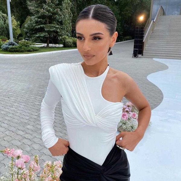 knitted one shoulder pleated casual jumpsuit womens spring clothing white, Black;white
knitted one shoulder pleated casual jumpsuit womens spring clothing white, Black;white