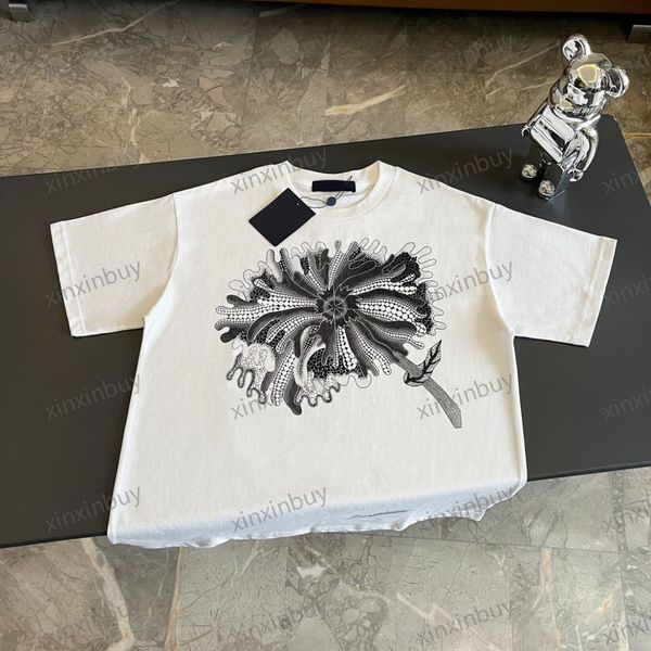 xinxinbuy men designer tee t shirt 23ss flower graffiti letters lotus leaf short sleeve cotton women white black brown grey xs-2xl
xinxinbuy men designer tee t shirt 23ss flower graffiti letters lotus leaf short sleeve cotton women white black brown grey xs-2xl