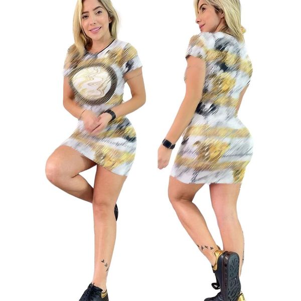 j2727 fashion digital print short dress for women 2023 short sleeve round neck slim brand casual pencil mini dresses, Black;gray
j2727 fashion digital print short dress for women 2023 short sleeve round neck slim brand casual pencil mini dresses, Black;gray