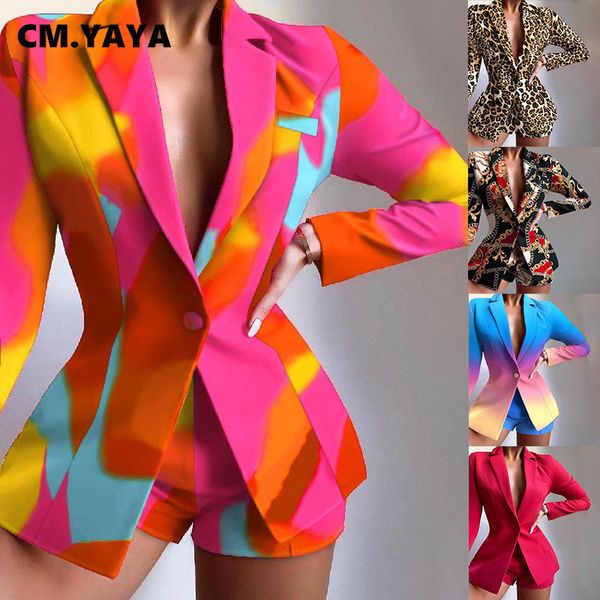 women's suits blazers cm.yaya women's set elegant blazer and shorts suit matching two 2 piece set office lady ins leopard chian t, White;black
women's suits blazers cm.yaya women's set elegant blazer and shorts suit matching two 2 piece set office lady ins leopard chian t, White;black