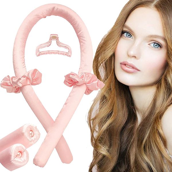 heatless hair roller ribbon silk girl hairwear curlers lazy curling rod no heat sleeping soft curler headband for woman styling
heatless hair roller ribbon silk girl hairwear curlers lazy curling rod no heat sleeping soft curler headband for woman styling