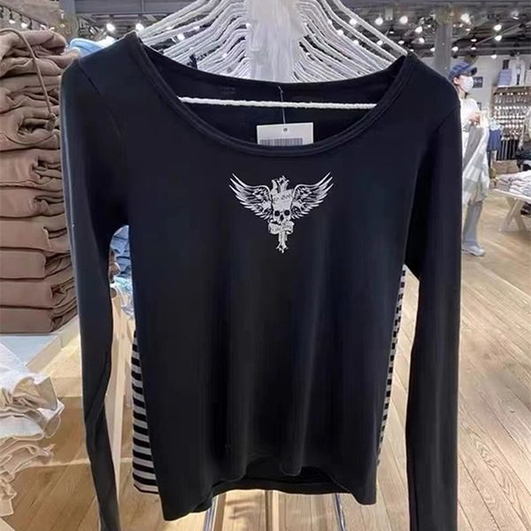 women's tshirt vintage graphic print cotton tshirt autumn winter retro streetwear long sleeve t shirt female casual y2k 230301, White
women's tshirt vintage graphic print cotton tshirt autumn winter retro streetwear long sleeve t shirt female casual y2k 230301, White
