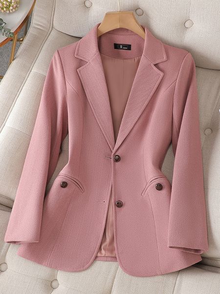 women's suits blazers fashion women pink coffee gray formal blazer office ladies female long sleeve single breasted business work wear, White;black
women's suits blazers fashion women pink coffee gray formal blazer office ladies female long sleeve single breasted business work wear, White;black