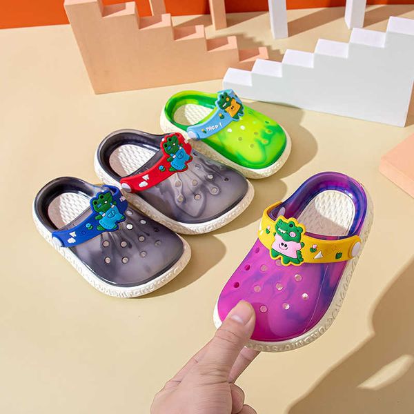 slipper summer baby sandals for girls boys children shoes toddlers slippers soft anti-skid cute crocodile hole shoes kids beach sandals t230, Black;grey
slipper summer baby sandals for girls boys children shoes toddlers slippers soft anti-skid cute crocodile hole shoes kids beach sandals t230, Black;grey