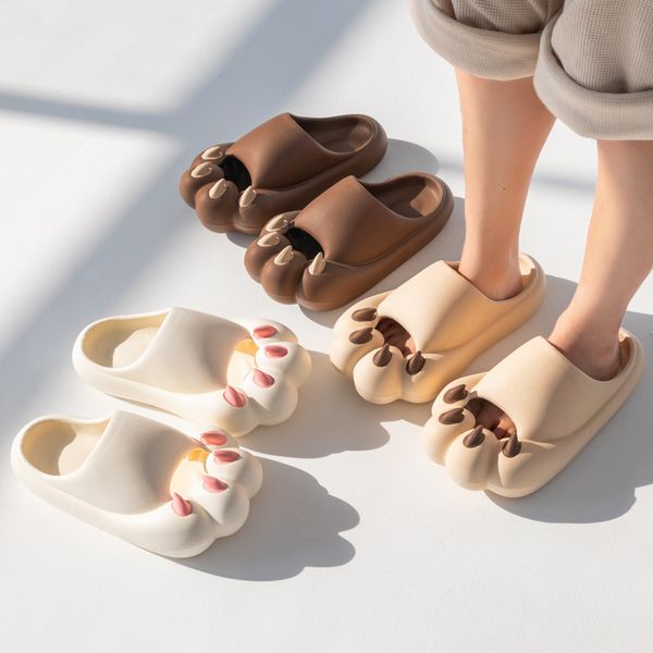 slippers fashion summer women cute paw shape slides indoor bathroom shoes woman thick sole beach sandals 230302, Black
slippers fashion summer women cute paw shape slides indoor bathroom shoes woman thick sole beach sandals 230302, Black