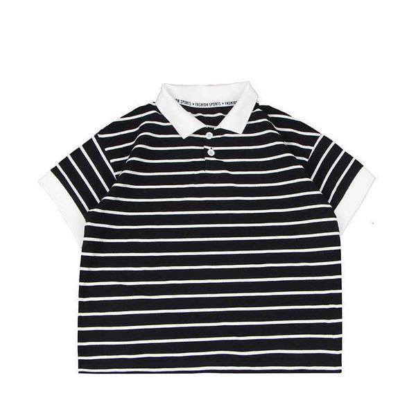boys' striped short-sleeved polo shirt summer 1 new fashion loose chil1en's t-shirt korean version medium and large chil1en's, Blue
boys' striped short-sleeved polo shirt summer 1 new fashion loose chil1en's t-shirt korean version medium and large chil1en's, Blue
