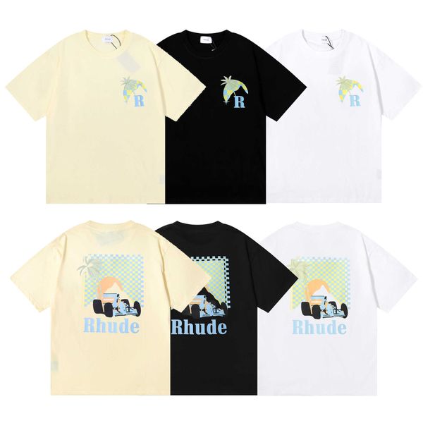 spring and summer 2023 small beauty fashion rhude coconut racing print men's and women's double yarn cotton leisure short sleeve t, White;black
spring and summer 2023 small beauty fashion rhude coconut racing print men's and women's double yarn cotton leisure short sleeve t, White;black