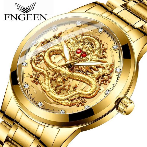 fenzun embossed golden dragon watch men's waterproof non mechanical watch men's diamond red dragon face fashion middle-aged and el, Slivery;black
fenzun embossed golden dragon watch men's waterproof non mechanical watch men's diamond red dragon face fashion middle-aged and el, Slivery;black