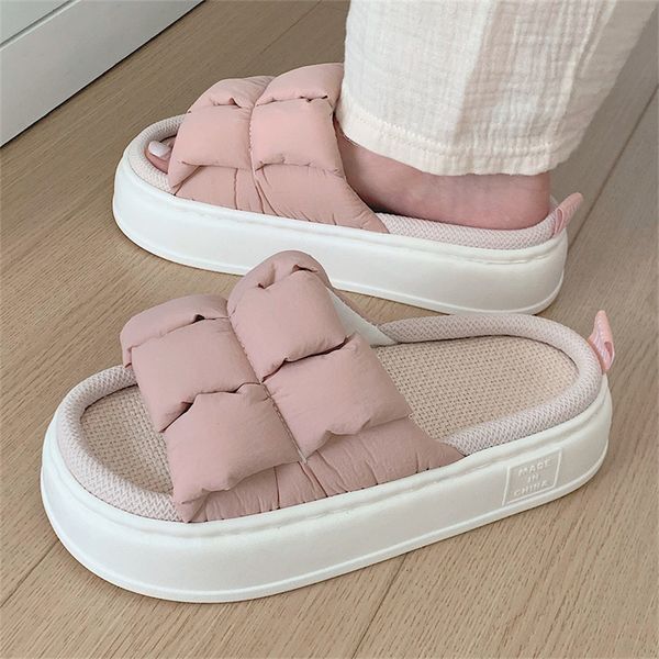 slippers simple flax lattice spring summer women home floor for couples feeling soft bottom linen 230302, Black
slippers simple flax lattice spring summer women home floor for couples feeling soft bottom linen 230302, Black