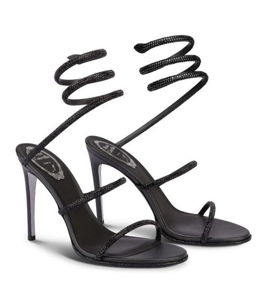 summer luxury cleo women sandals shoes crystal-embellished spiral wraps strap high heels famous brand lady gladiator sandalias eu35-43, Black
summer luxury cleo women sandals shoes crystal-embellished spiral wraps strap high heels famous brand lady gladiator sandalias eu35-43, Black