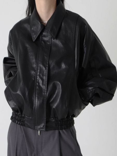 womens jackets winter cropped zipper leather jacket women vintage loose high street moto biker ladies autumn outerwear korean coat 230302, Black;brown
womens jackets winter cropped zipper leather jacket women vintage loose high street moto biker ladies autumn outerwear korean coat 230302, Black;brown